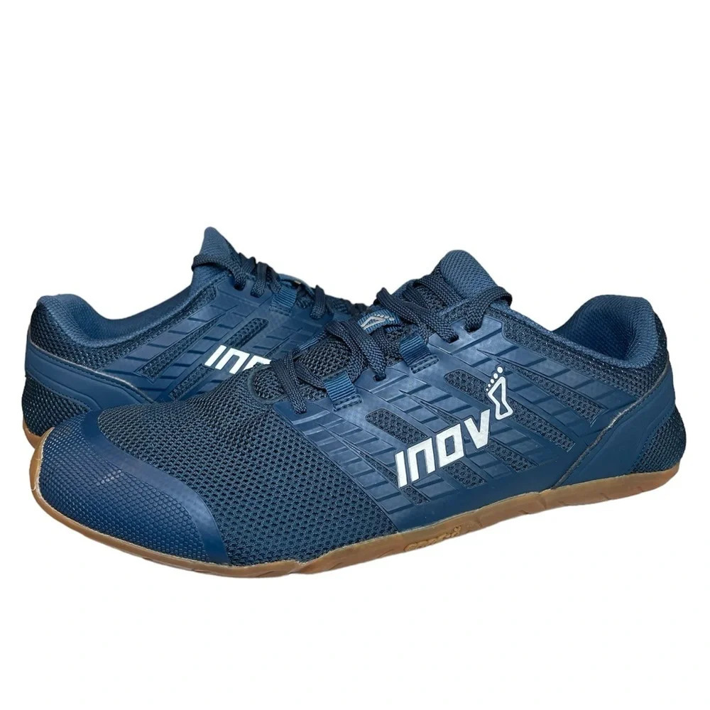 Inov-8 Men's Navy Blue Athletic Shoes with Gum Sole